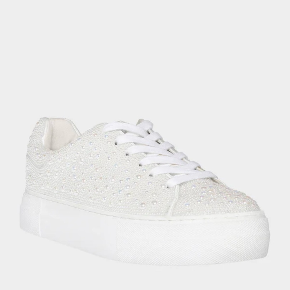 Betsy Johnson Sidny Ivory Sneakers size 8.5